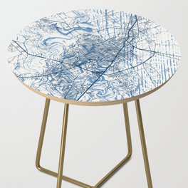 Waco City Map - USA Town Map -  Side Table