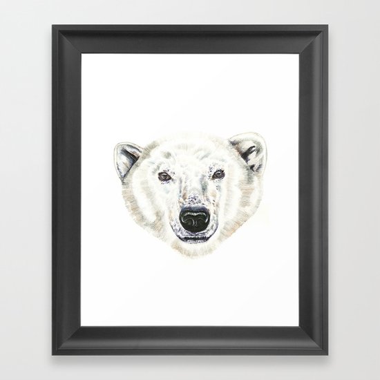 Polar Bear! Framed Art Print