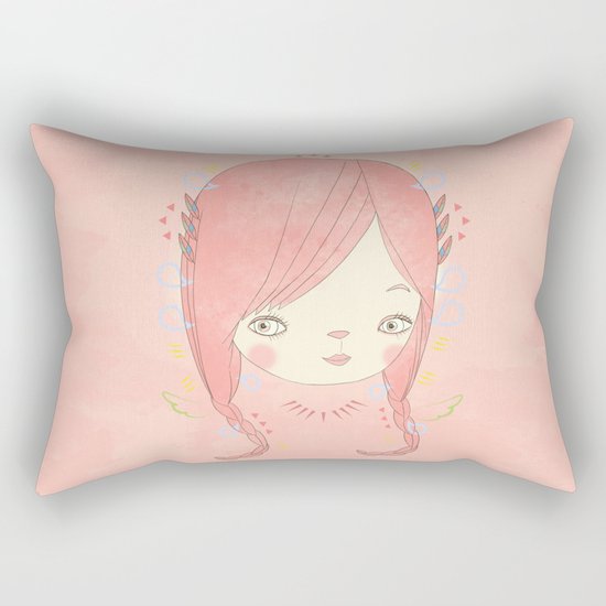 소녀 THIS GIRL Rectangular Pillow