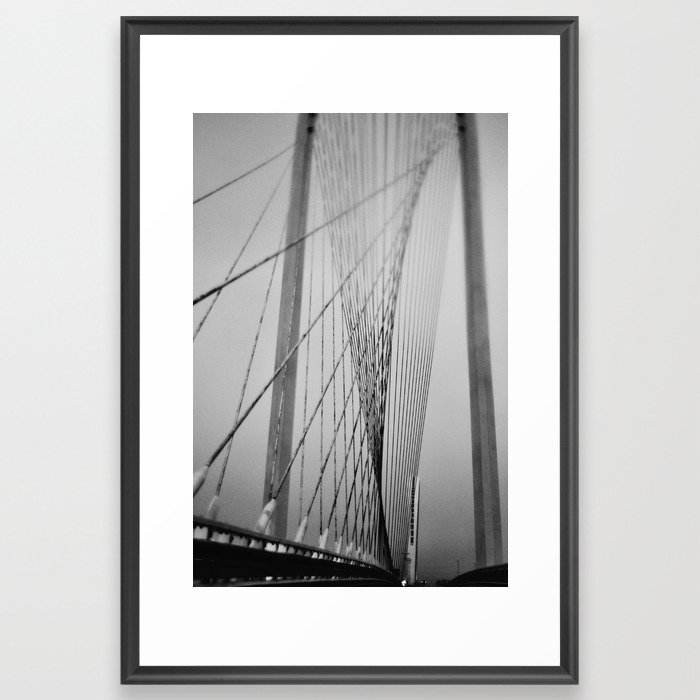 Santiago Calatrava Bridge Framed Art Print