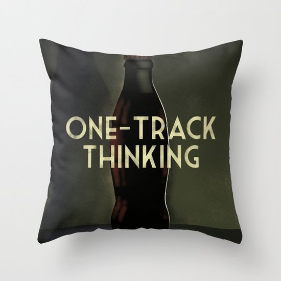 Message in a Bottle - Cassandre Spirit Throw Pillow