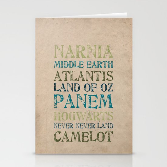 Fantasy Realms Stationery Cards