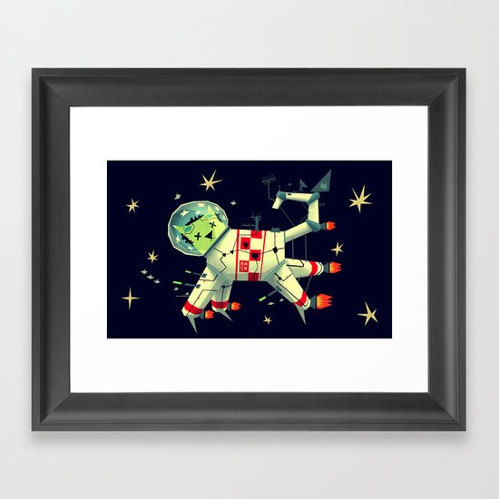 Life will find a way Framed Art Print
