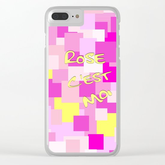 Pink is Me Clear iPhone Case
