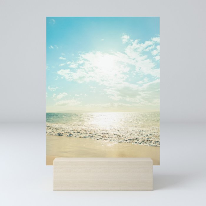 Kamaole Beach Sand Sea and Sun Mini Art Print