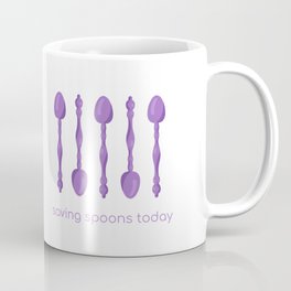 Saving Spoons Today (Purple) Mug