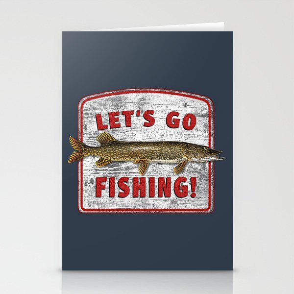 Let's Go Fishing! Stationery Cards