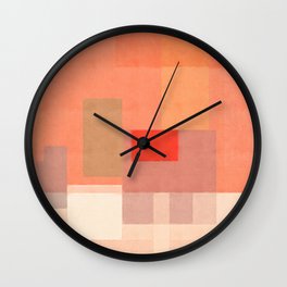 I Dream of Pink City Wall Clock