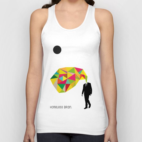 Homeless Brain Unisex Tank Top