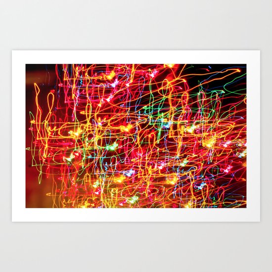 Neon Neon 4 Art Print