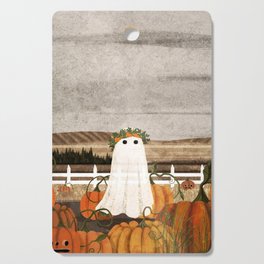 There's a Ghost in the Pumpkins Patch Again... Cutting Board