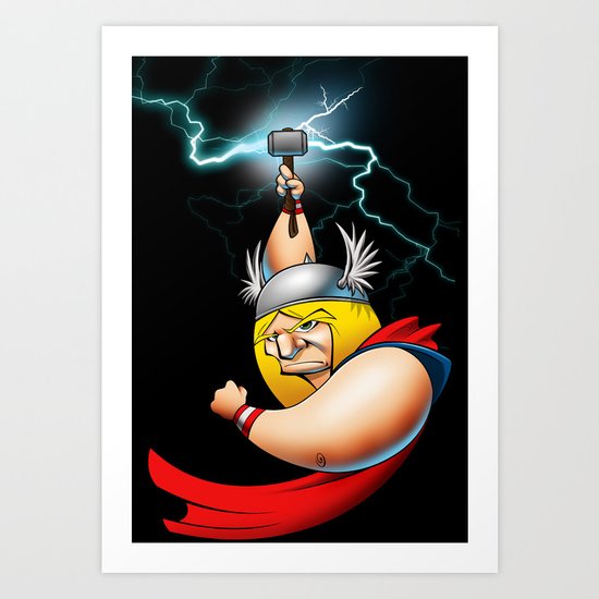 thundergod Art Print