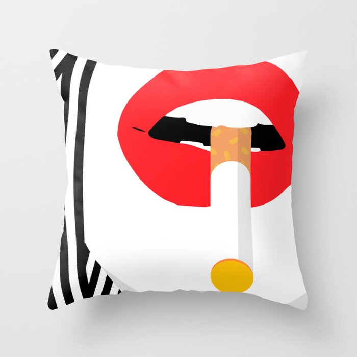 Let's get some air; she said. Throw Pillow