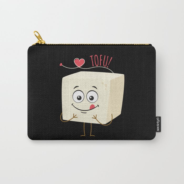 I Love Tofu Meatless Vegan Carry-All Pouch