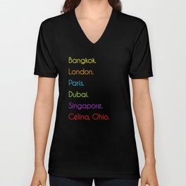 Celina, Ohio V Neck T Shirt