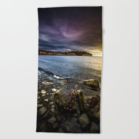 Time to head home Beach Towel