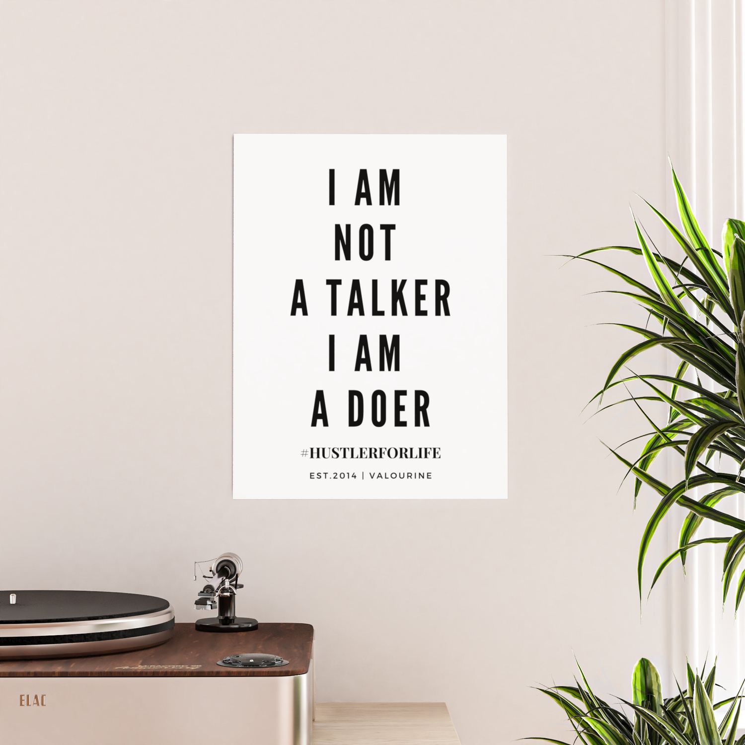 I Am Not A Talker I Am A Doer Poster By Quotes And Sayings Society6