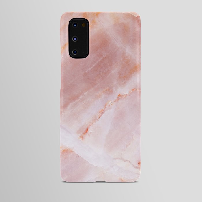 Rose Quartz Pink Marble Android Case