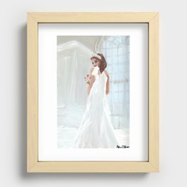 bride to be Recessed Framed Print