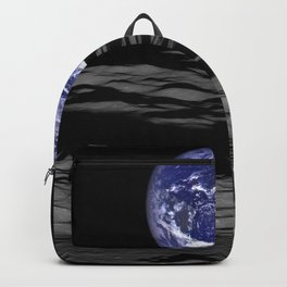 Earthrise over Compton crater Backpack