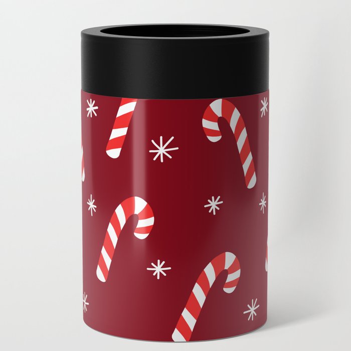 Candy Cane Pattern (red/white) Can Cooler