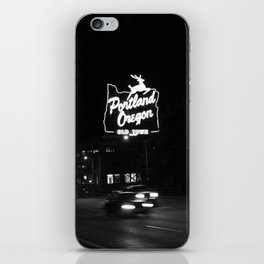 Portland BW iPhone Skin