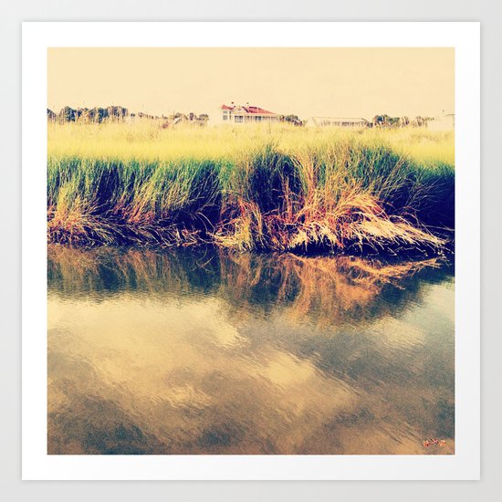 High Tide. Art Print