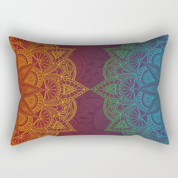 Mandala - twins Rectangular Pillow