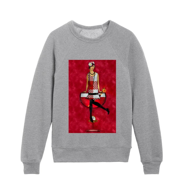 Crimson dreams  Kids Crewneck