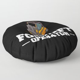 Forklift Operator Driver Lift Truck Training Floor Pillow