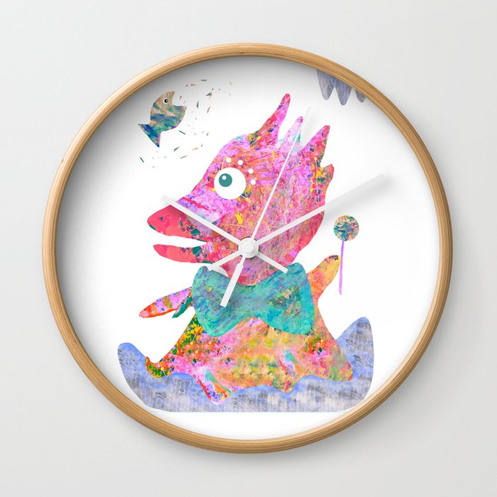 Fish's Whisper  Wall Clock