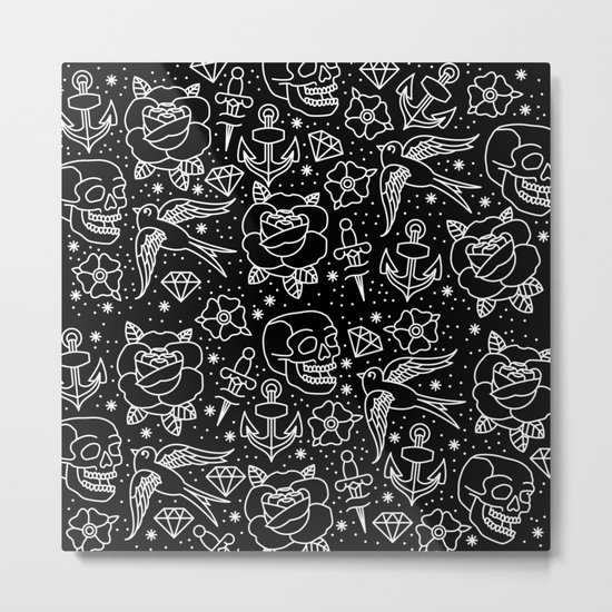 Black flash Metal Print