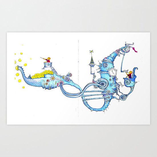 Sobaloopsian Light-Collector Art Print