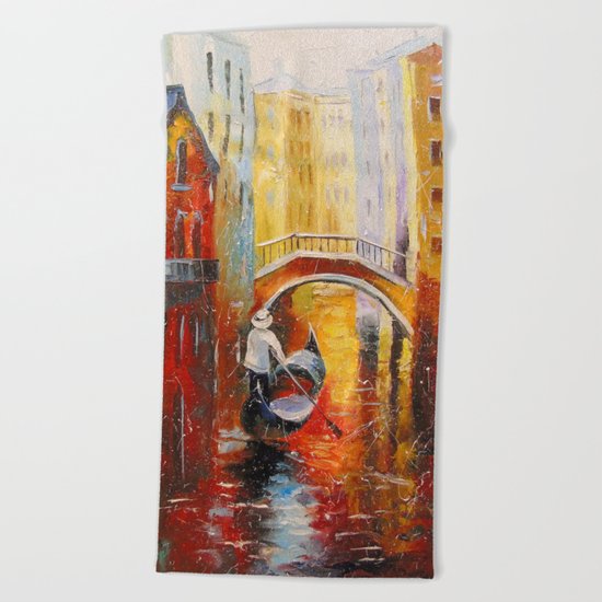 Evening in Venice Beach Towel
