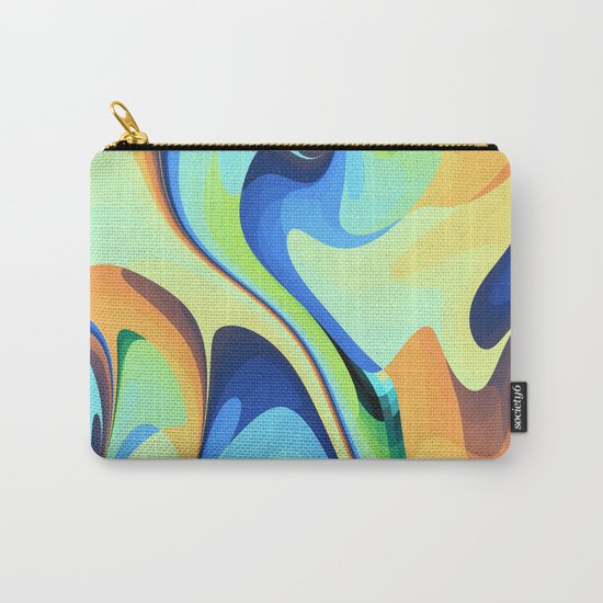 Color waves Water and Sun Carry-All Pouch
