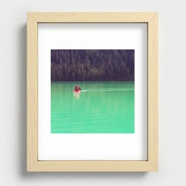 Tranquil Canoeing  Recessed Framed Print