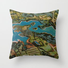 Approaching Nashville by Air #1 Throw Pillow