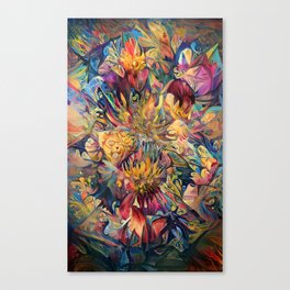 Rose Kaleidoscope Canvas Print