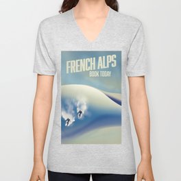 French Alps Book today V Neck T Shirt