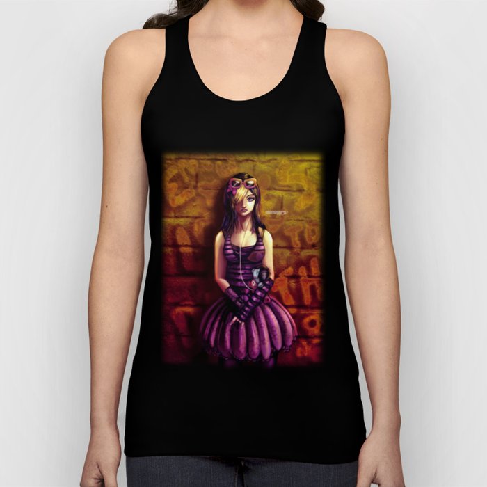 Emo Girl Unisex Tank Top By Monoguru Society6