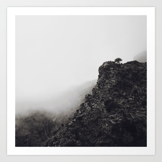 Foggy day Art Print