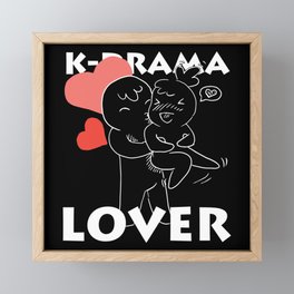 K Drama Love Framed Mini Art Print