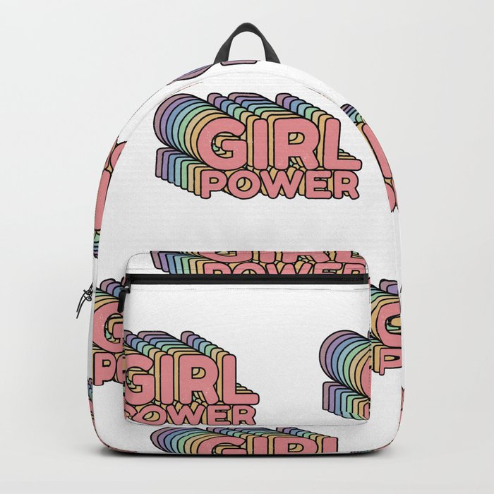 Girl Power grl pwr Retro Backpack