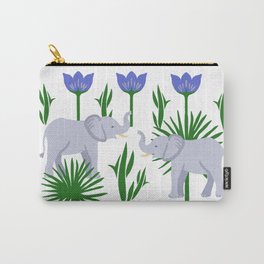 Elephant & Palms Carry-All Pouch