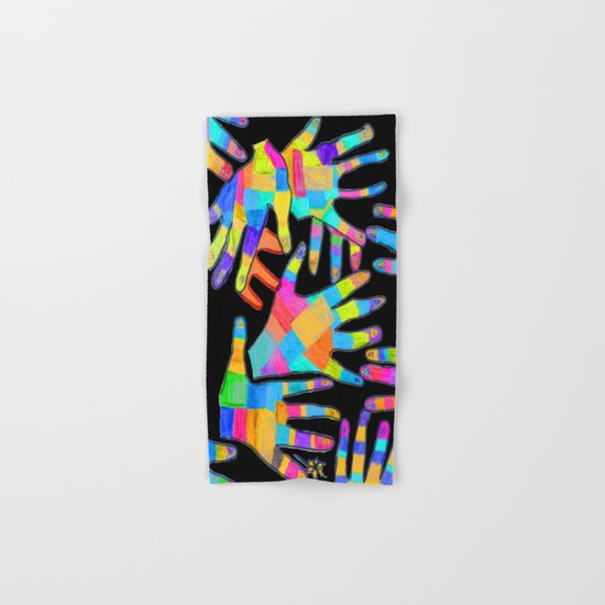 Hands of colors | Hands of light Hand & Bath Towel
