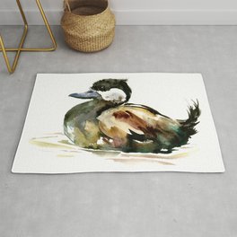 Ruddy Duck, duck children illustration, cute duck artwork Rug | Duckprint, Ducks, Painting, Duckartwork, Childrenart, Ruddyduck, Duckwallart, Cuteduck, Duckart, Duckdesign 