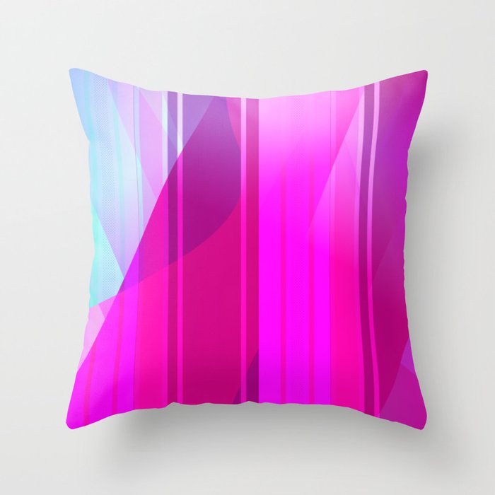 Shades of pink Throw Pillow