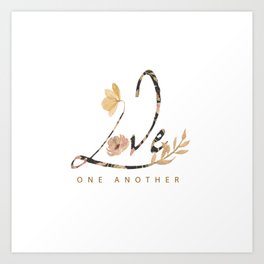 LOVE - one another Art Print