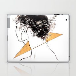Inktober - Flower Crown Laptop & iPad Skin