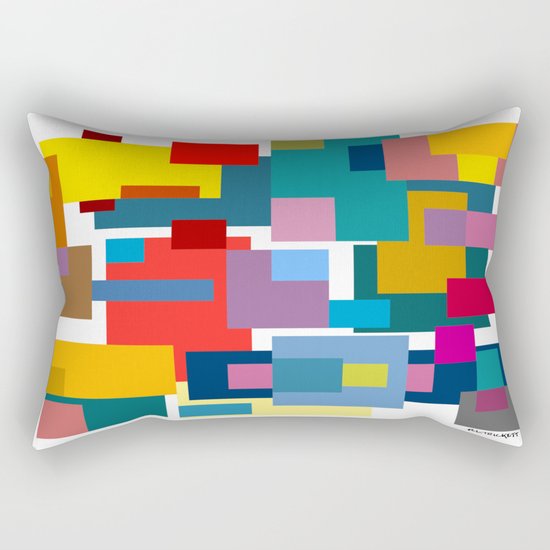 Color Blocks #4 Rectangular Pillow